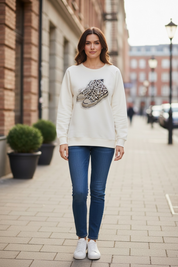 Sweat-shirt sneakers - beige