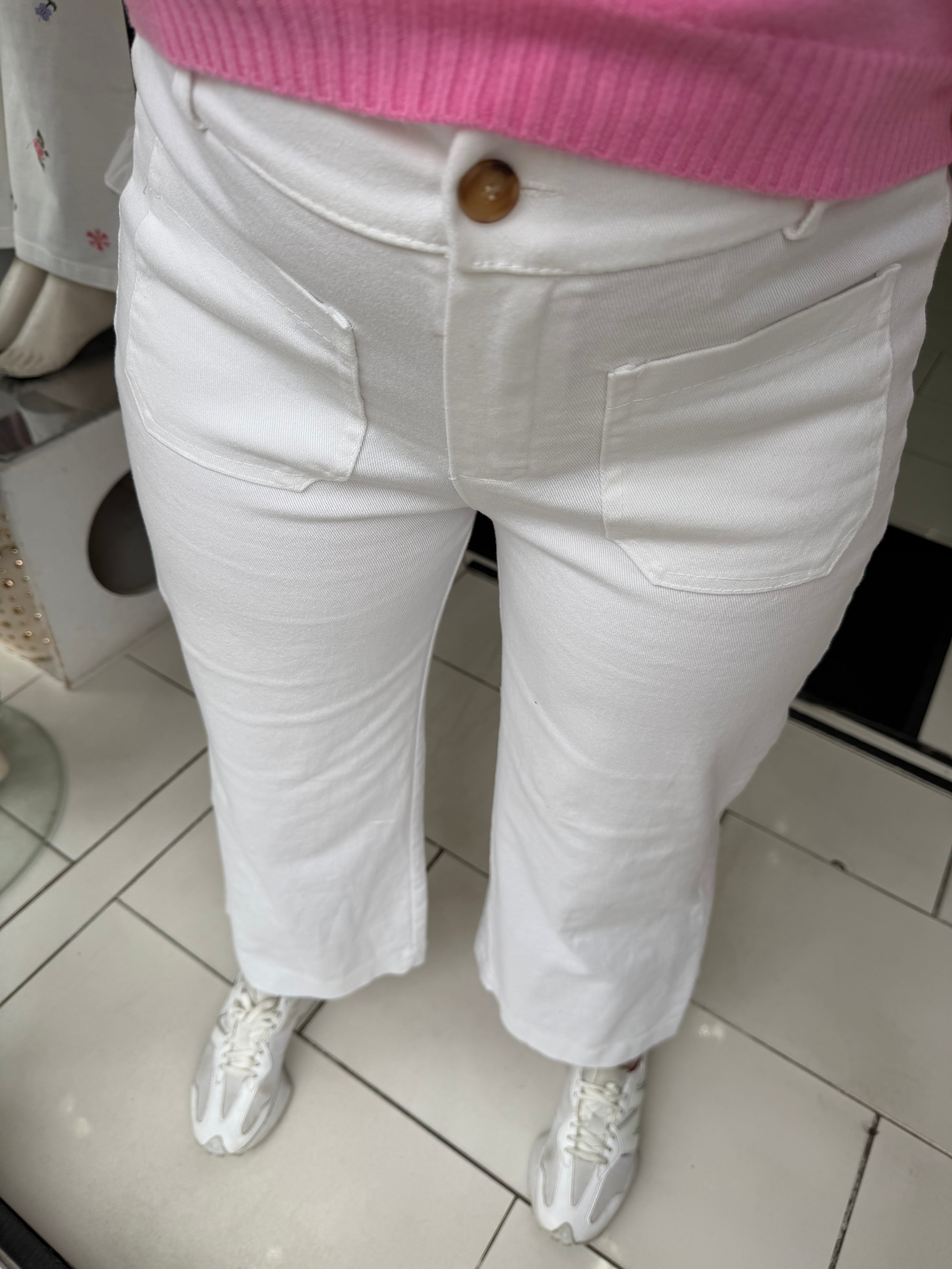 Jeans Anaïs - blanc