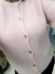 Gilet KID MOHAIR - rose