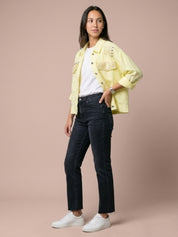 Veste 100% lin - jaune
