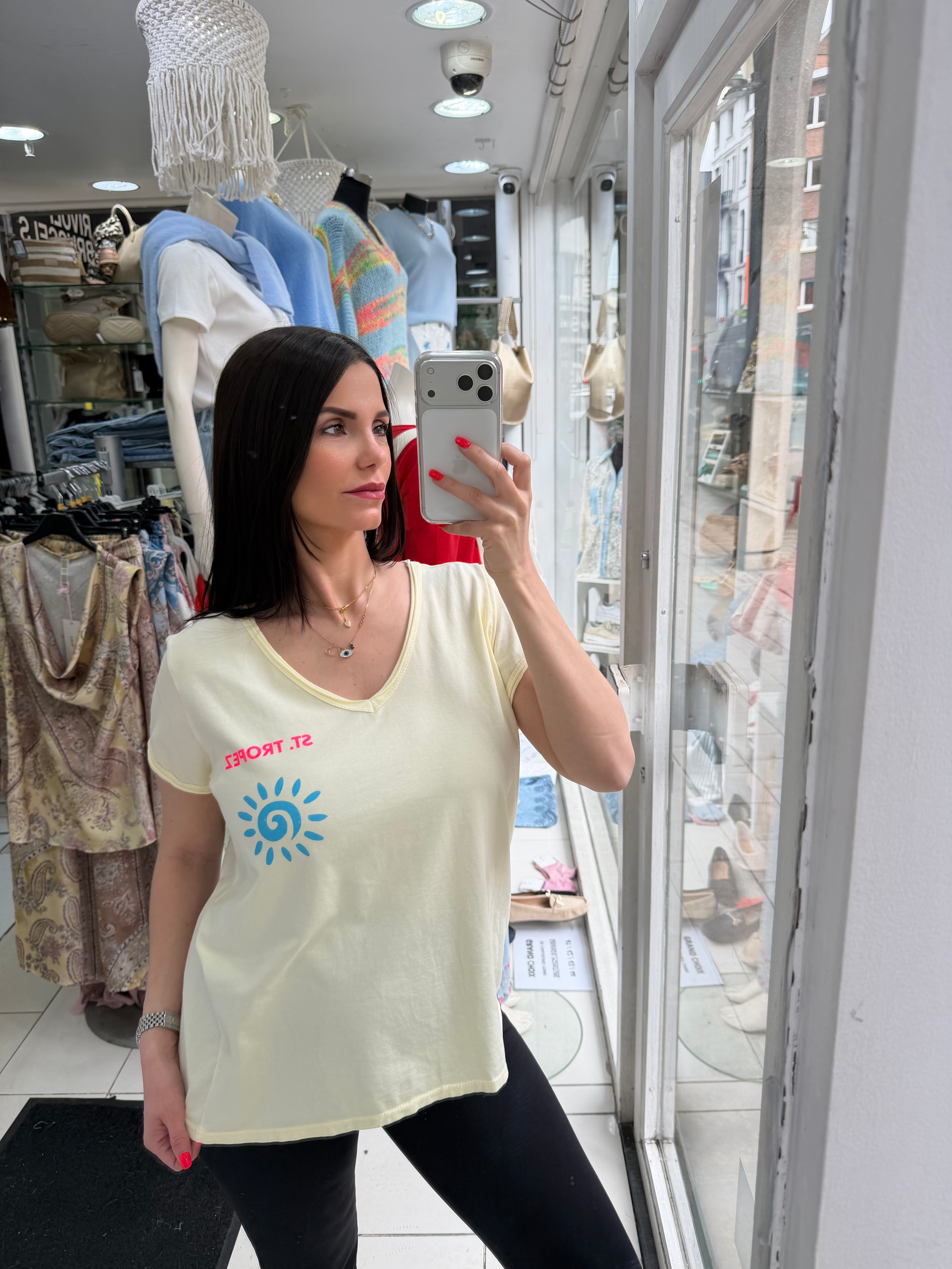 T-shirt St.Tropez - jaune