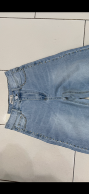 Jeans Wide Leg clous