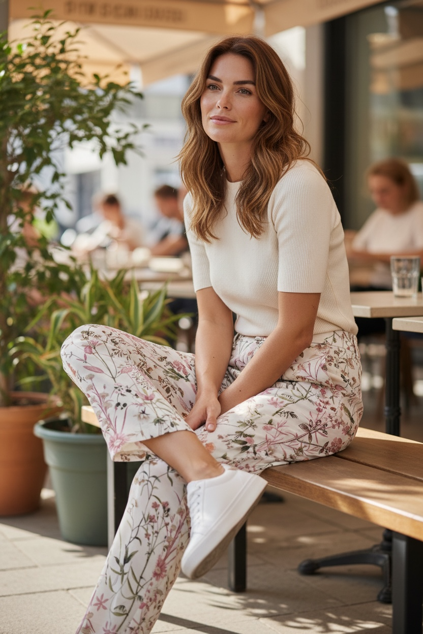 Pantalon Elisa - rose