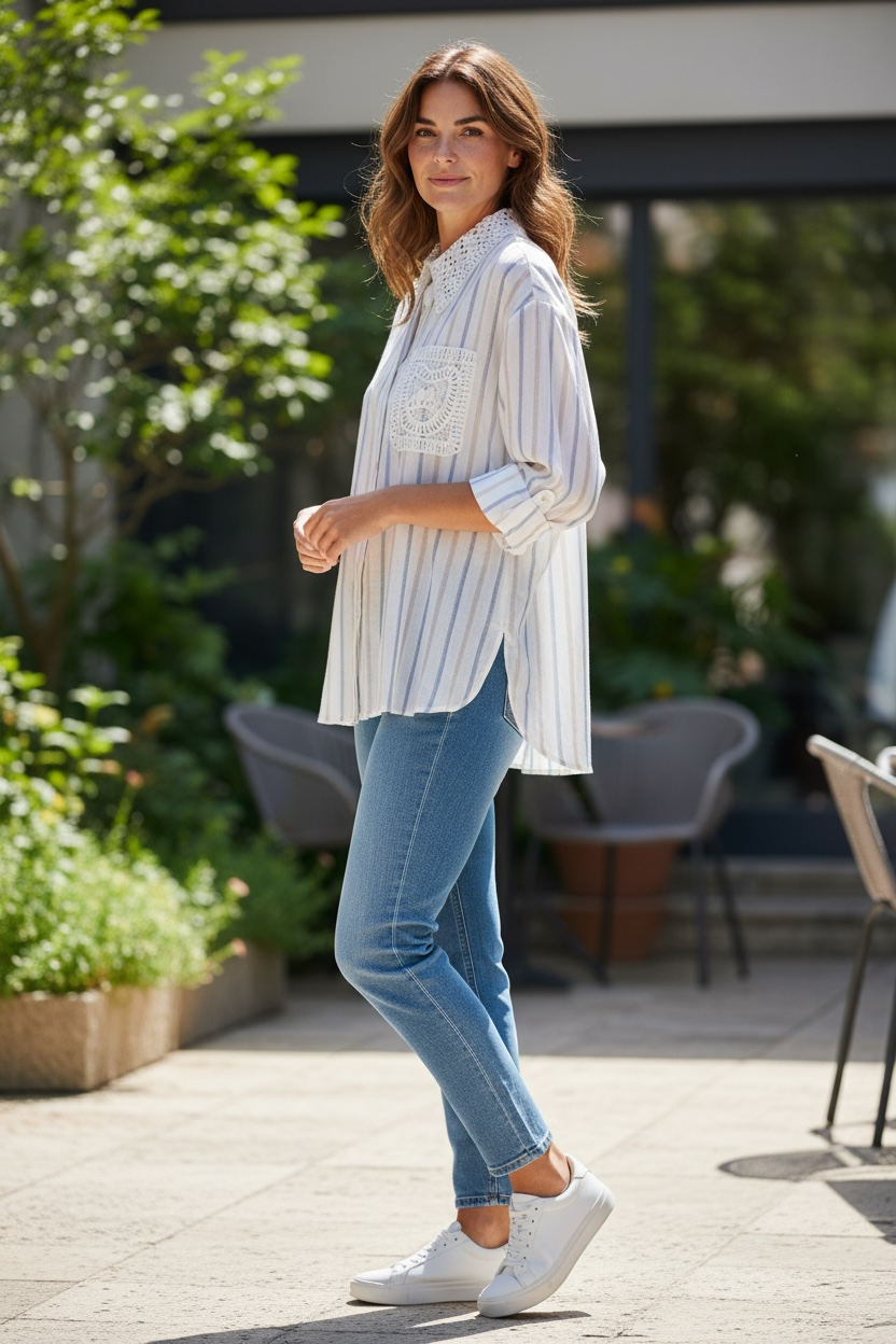 Chemise Capri crochet