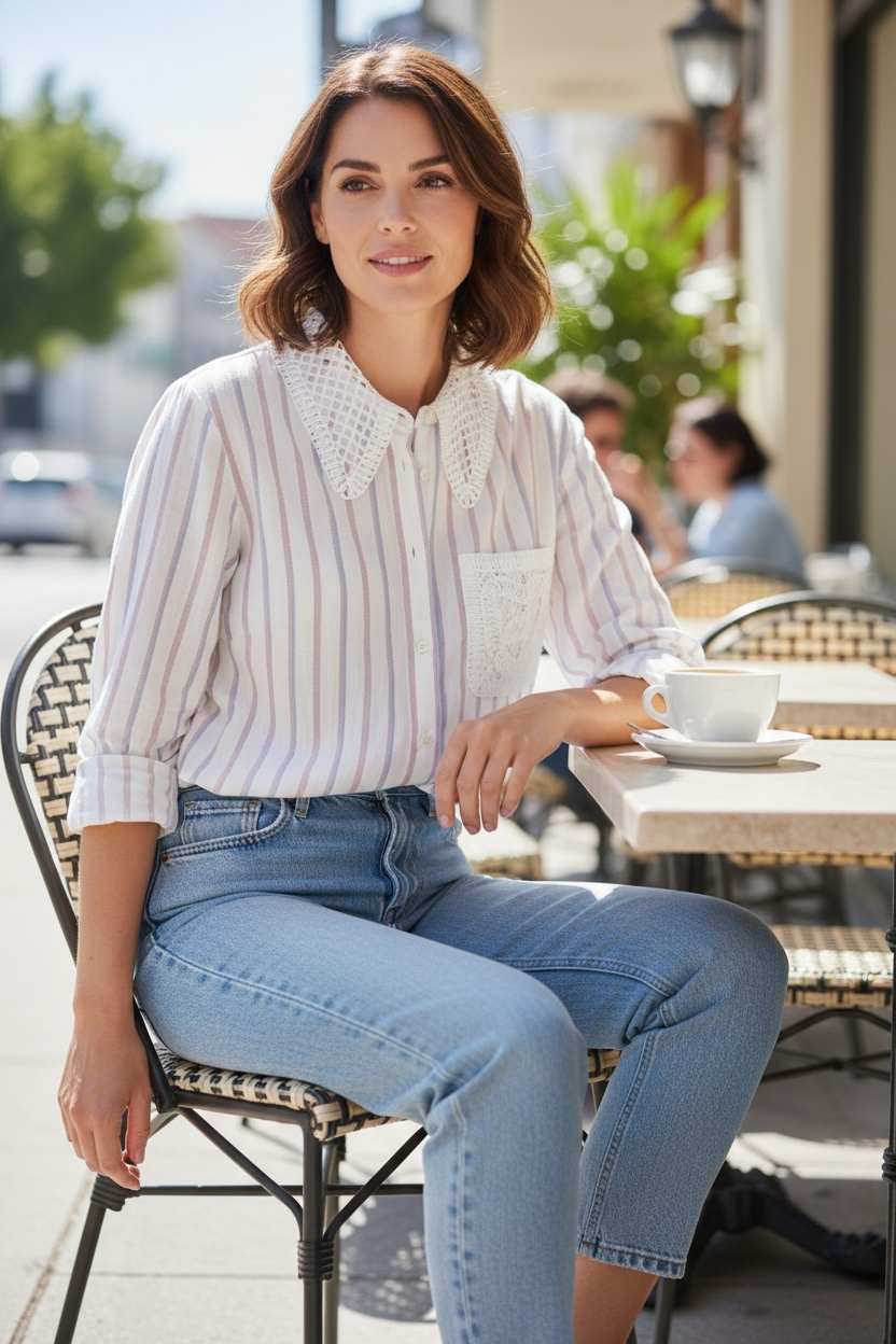 Chemise Capri crochet